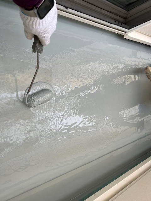 トップコート施工